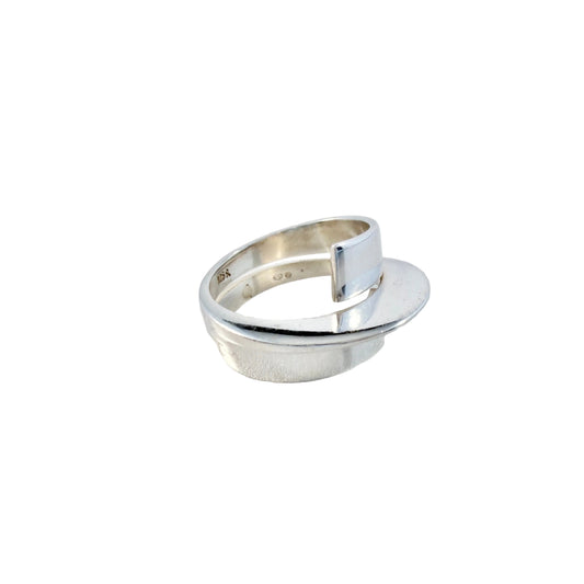 Horsens Solvvarefabrikk, Denmark 1960-70s. Vintage Sterling Silver Adjustable Size Ring.