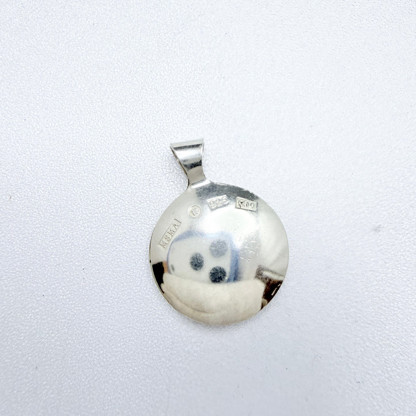 Arktis-Smedjan, Sweden 1986. Vintage Sterling Silver Midnight Sun Pendant