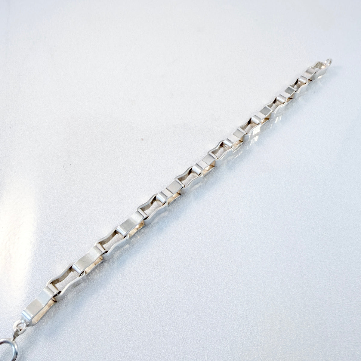 Forlì-Cesena, Italy 1944-1968. Vintage Solid Silver Bracelet