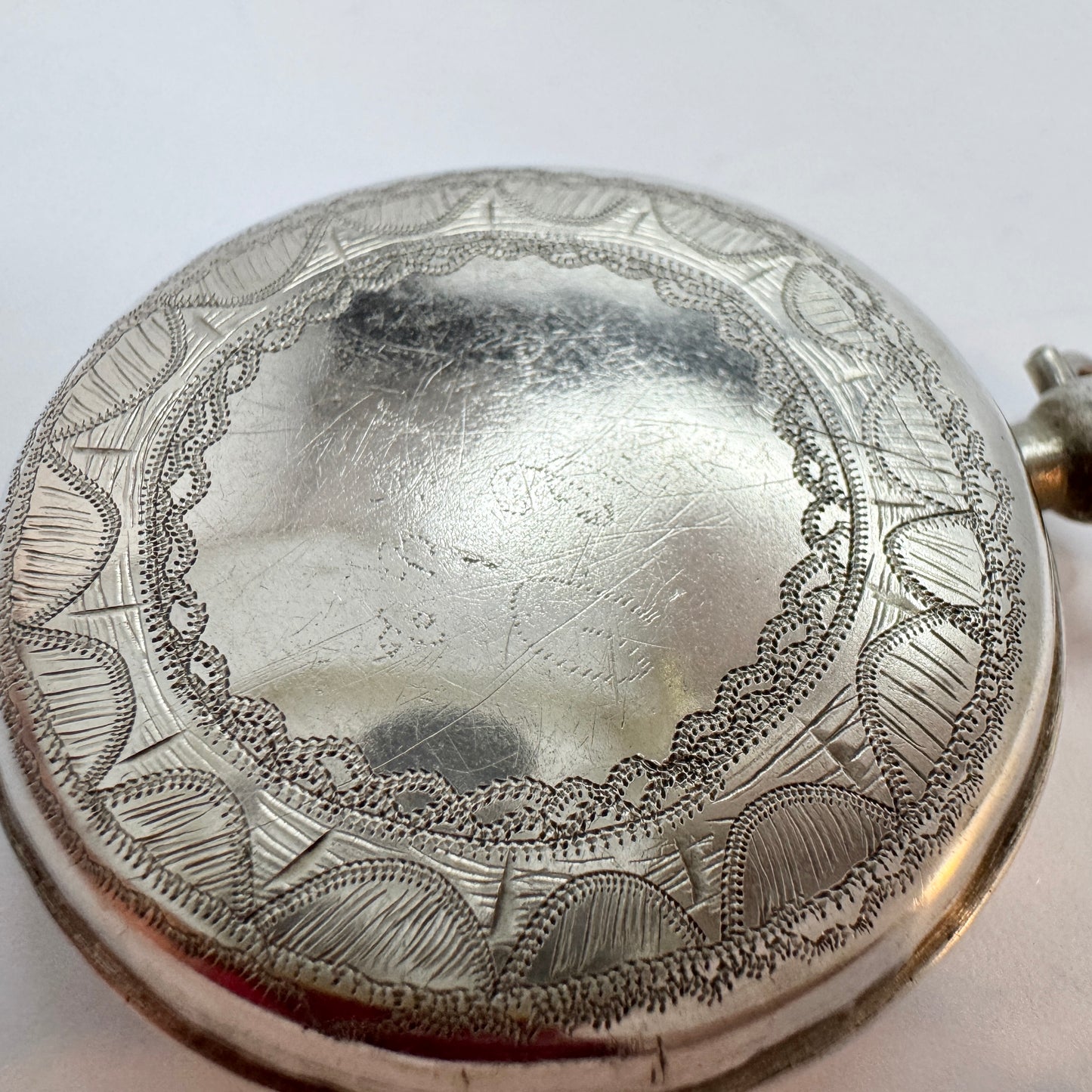 Sweden 1882. Antique Victorian Solid Silver Vinaigrette Locket Pendant.