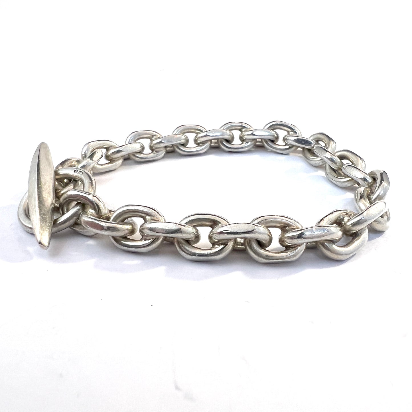 Sweden / Denmark c 1970s. Vintage Sterling Silver Bracelet.