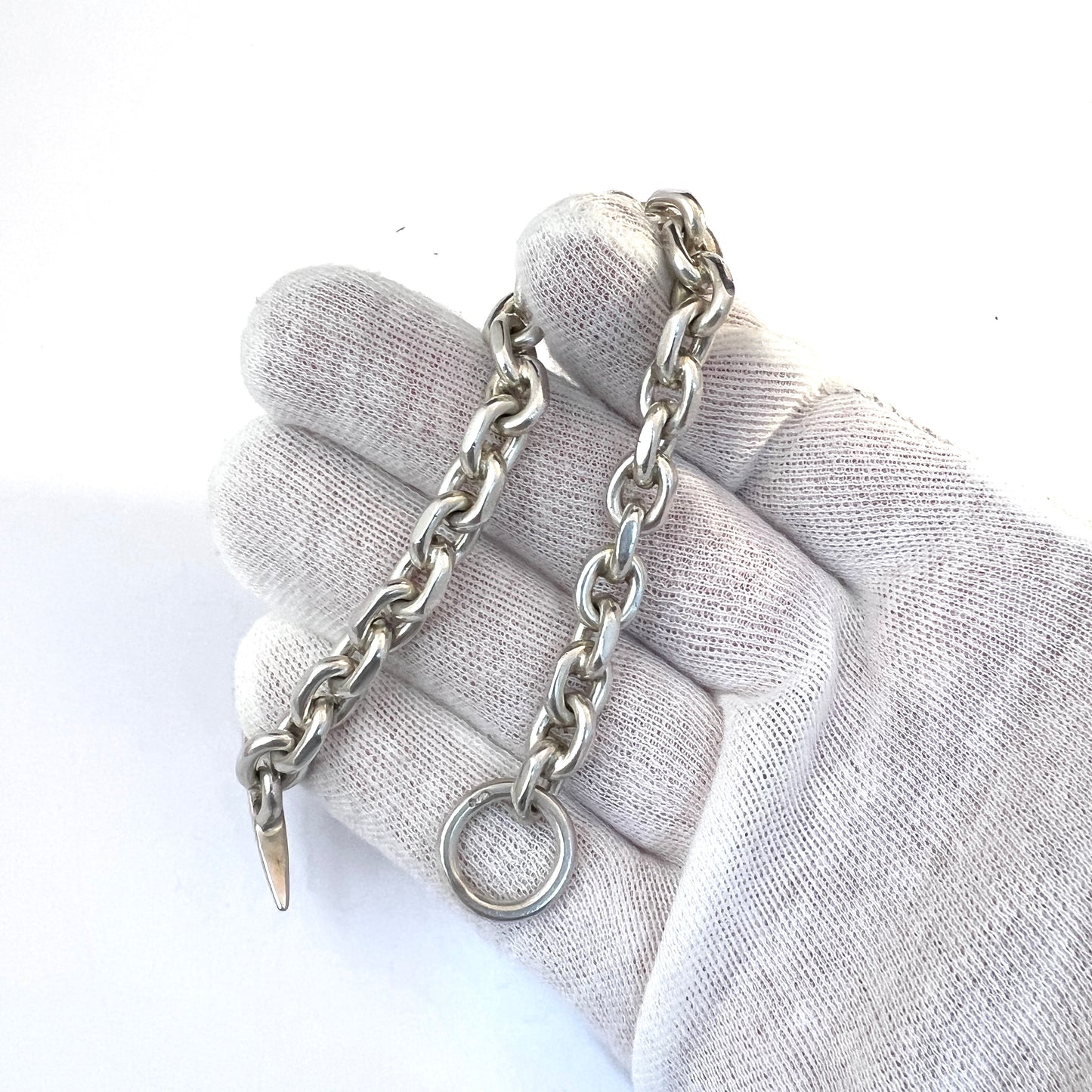 Sweden / Denmark c 1970s. Vintage Sterling Silver Bracelet.