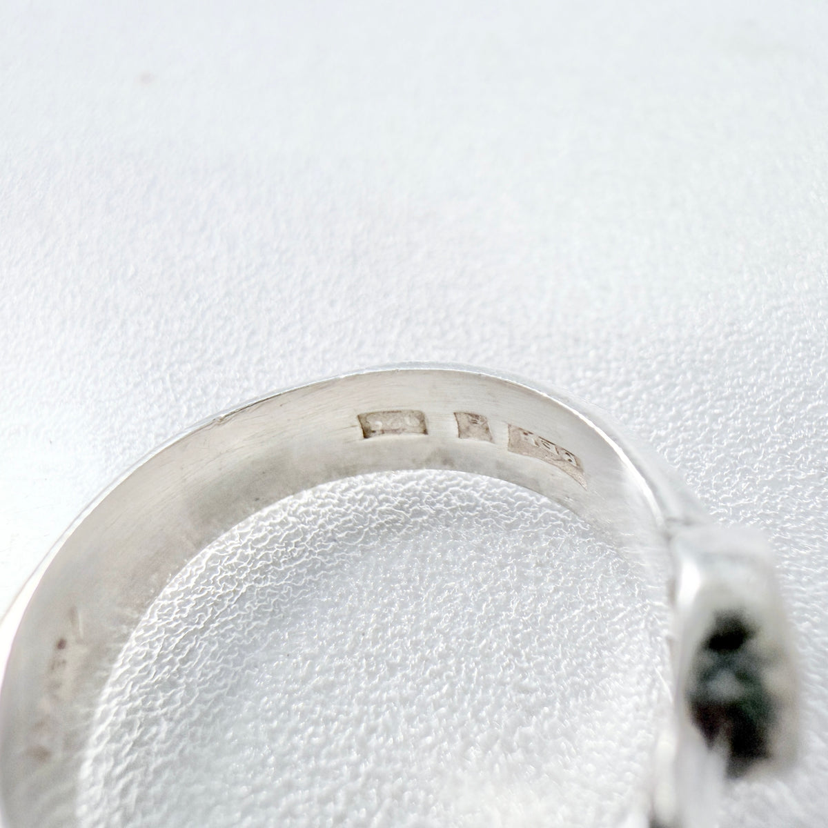 Bengt Hallberg, Sweden. Vintage Viking Copy Sterling Silver Pearl Ring