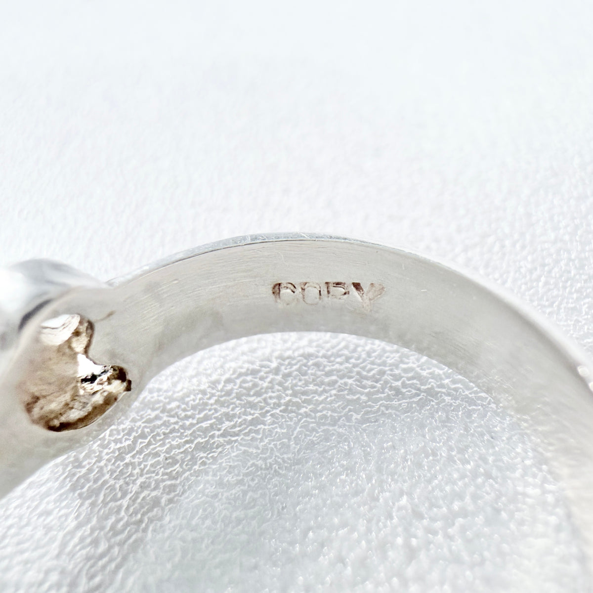 Bengt Hallberg, Sweden. Vintage Viking Copy Sterling Silver Pearl Ring