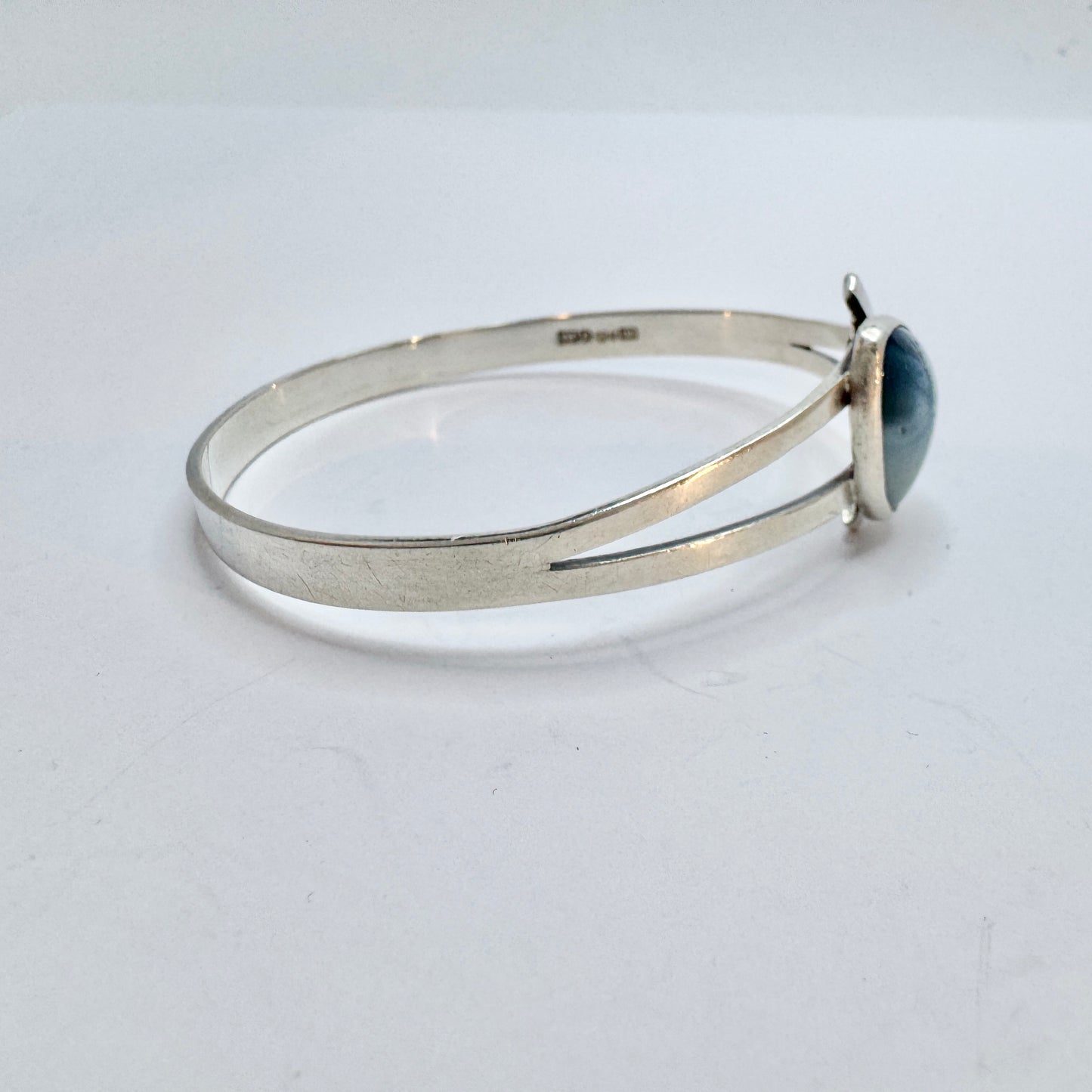 Victor Janson, Sweden 1966. Vintage Sterling Silver Bergslagen-stone Bracelet.