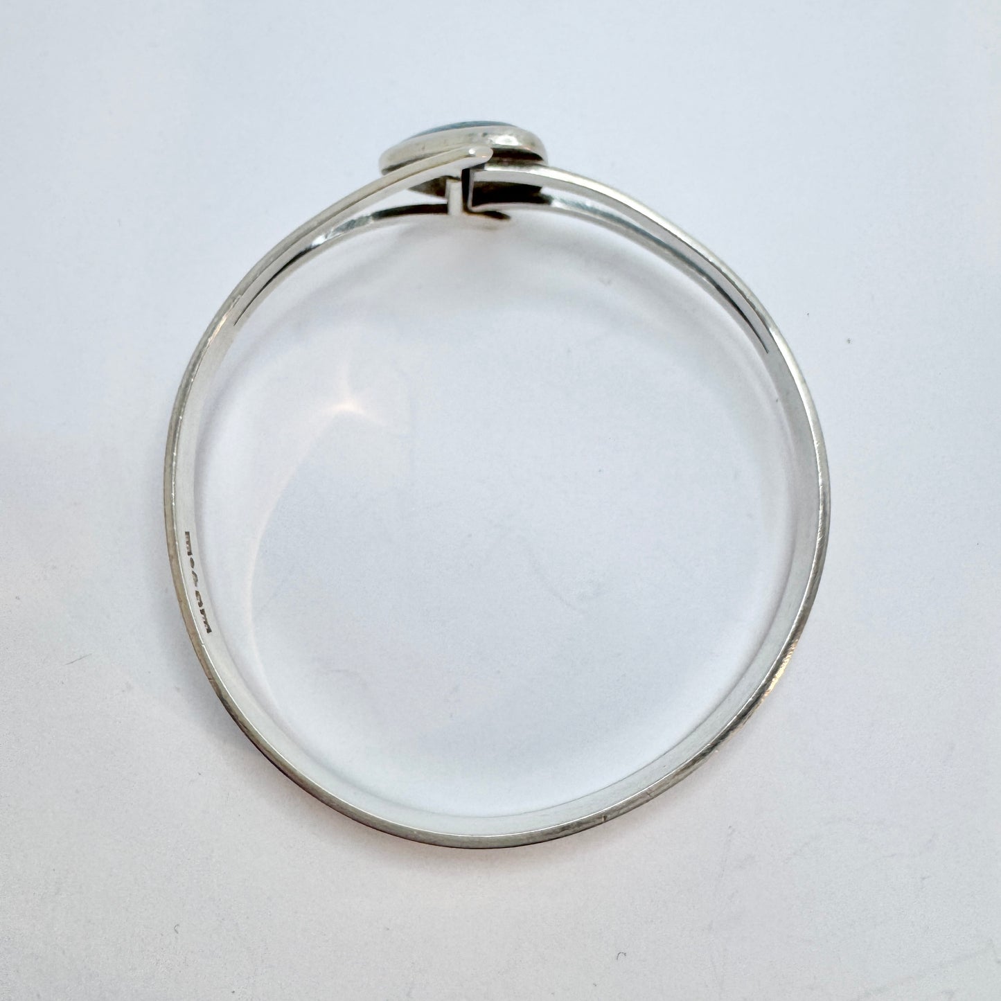 Victor Janson, Sweden 1966. Vintage Sterling Silver Bergslagen-stone Bracelet.