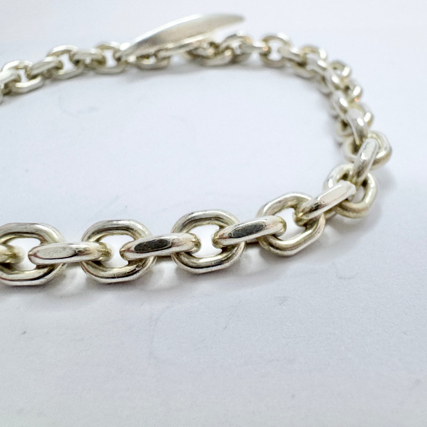 Denmark c 1960s. Vintage Sterling Silver Bracelet.