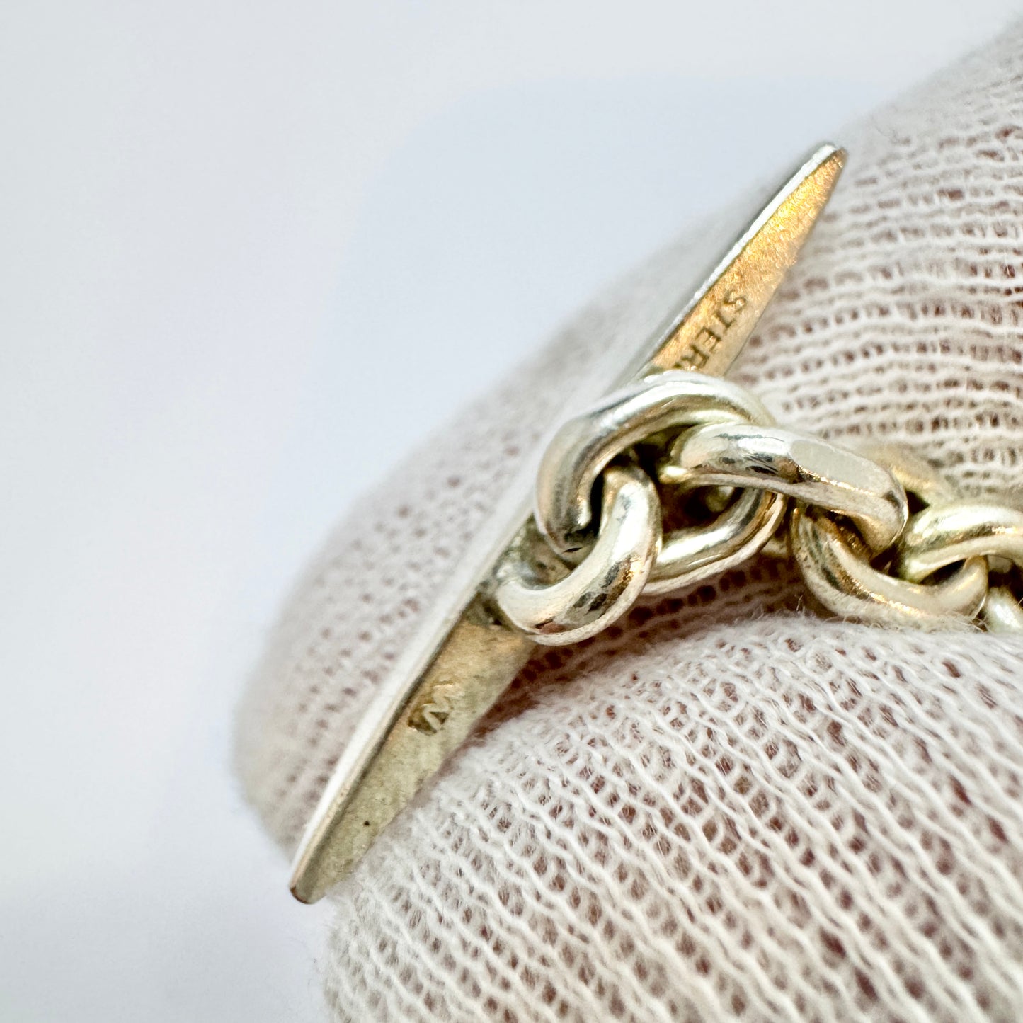 Denmark c 1960s. Vintage Sterling Silver Bracelet.