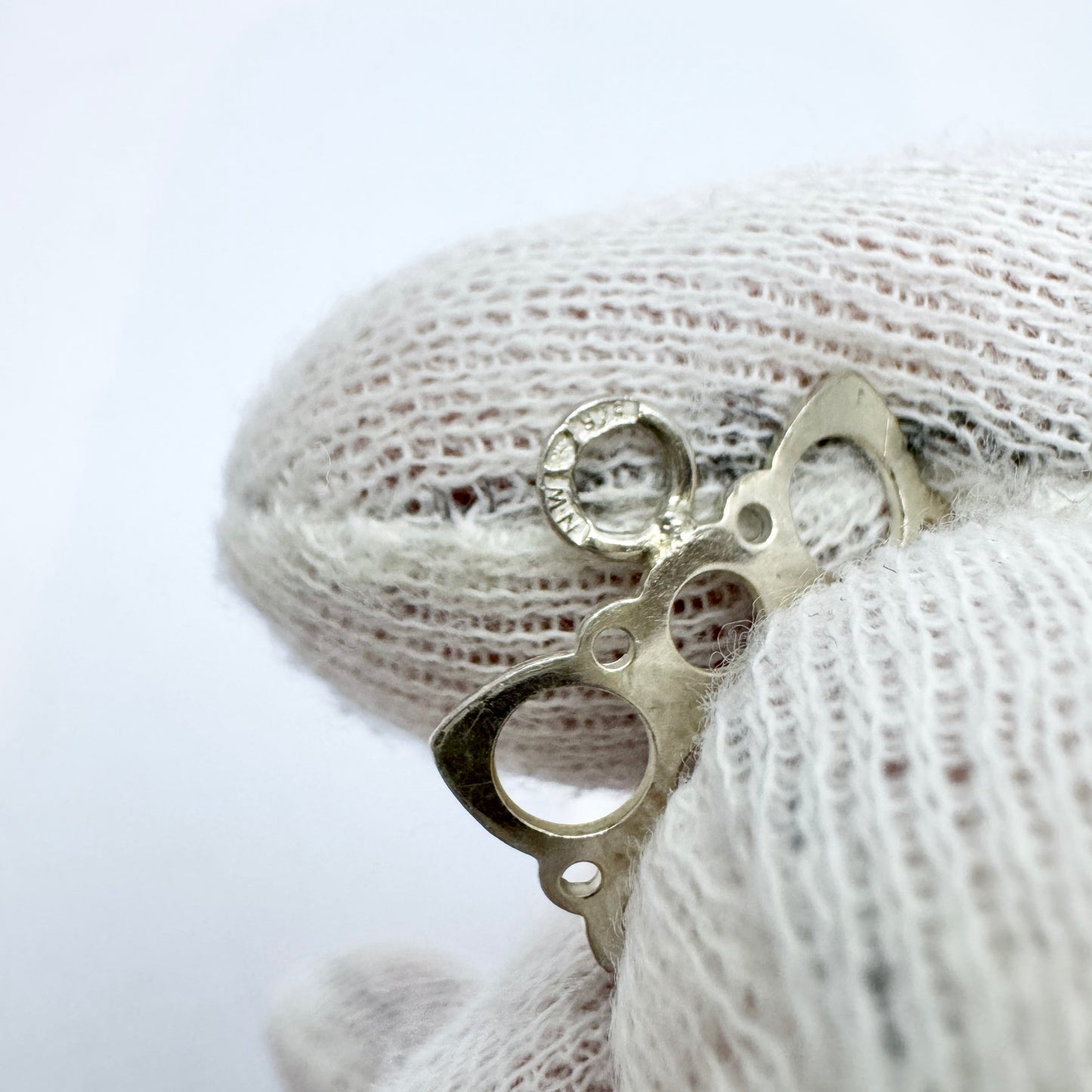 Liisa Vitali for N Westerback, Finland 1970s. Vintage Sterling Silver Bracelet. Design Pitsi.