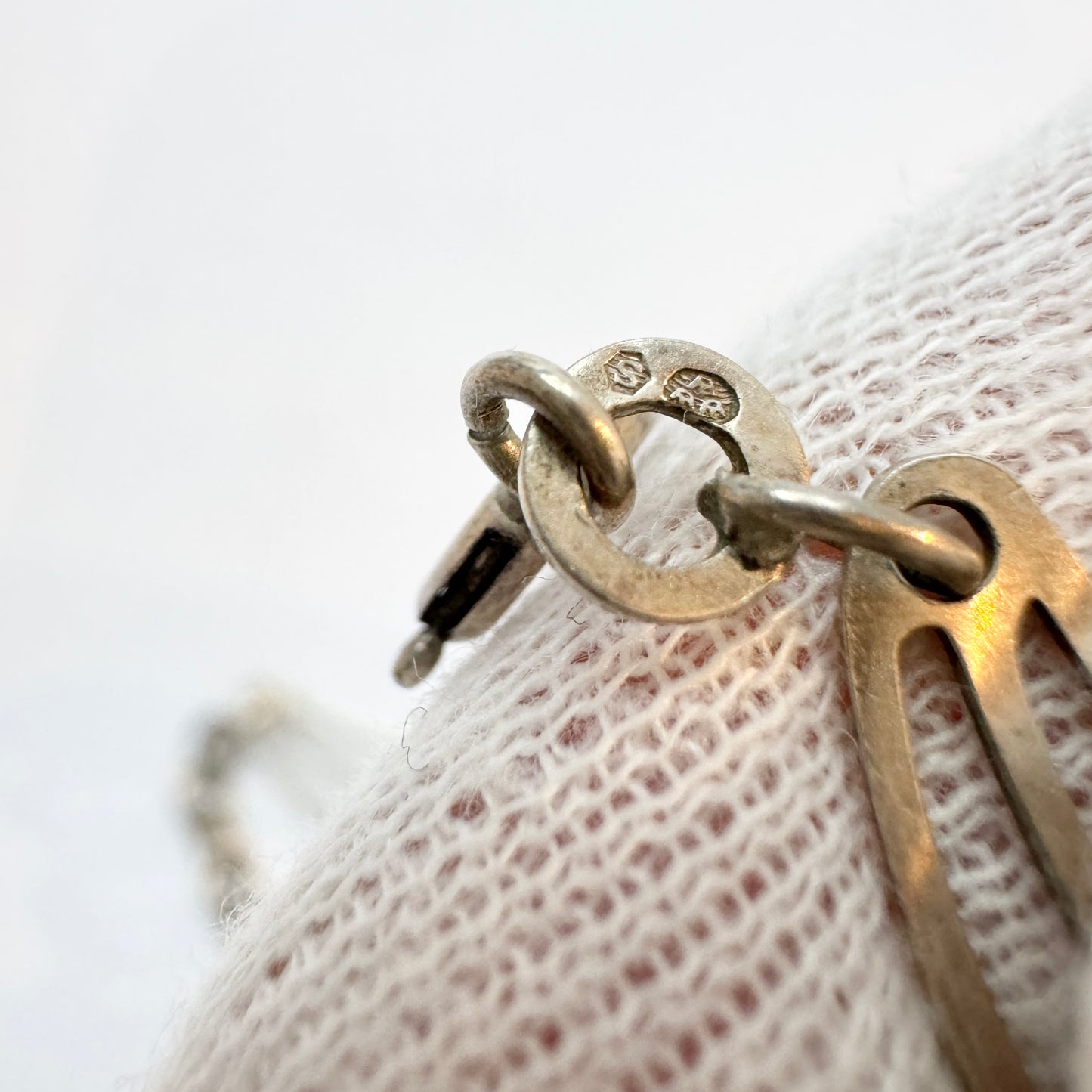 Friedrich Binder, Germany. Vintage Solid Silver Necklace.