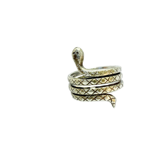 Kalevala Koru, Finland. Vintage Bronze Snake Unisex Ring.