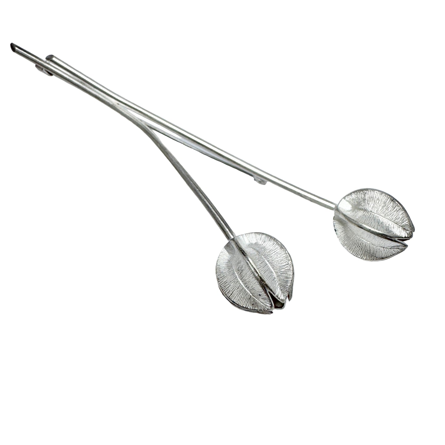 Kalevala Koru, Finland. Large Sterling Silver Snow Flower Brooch.