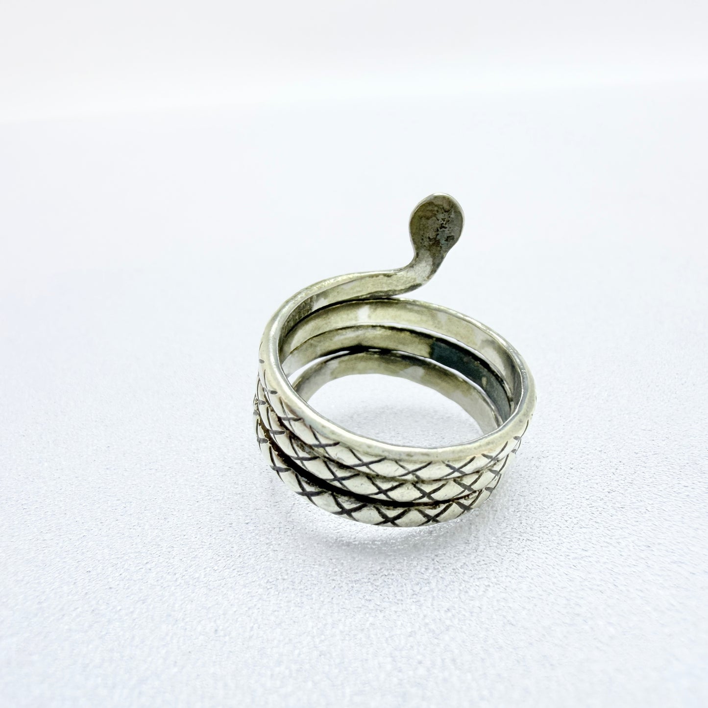 Kalevala Koru, Finland. Vintage Bronze Snake Unisex Ring.