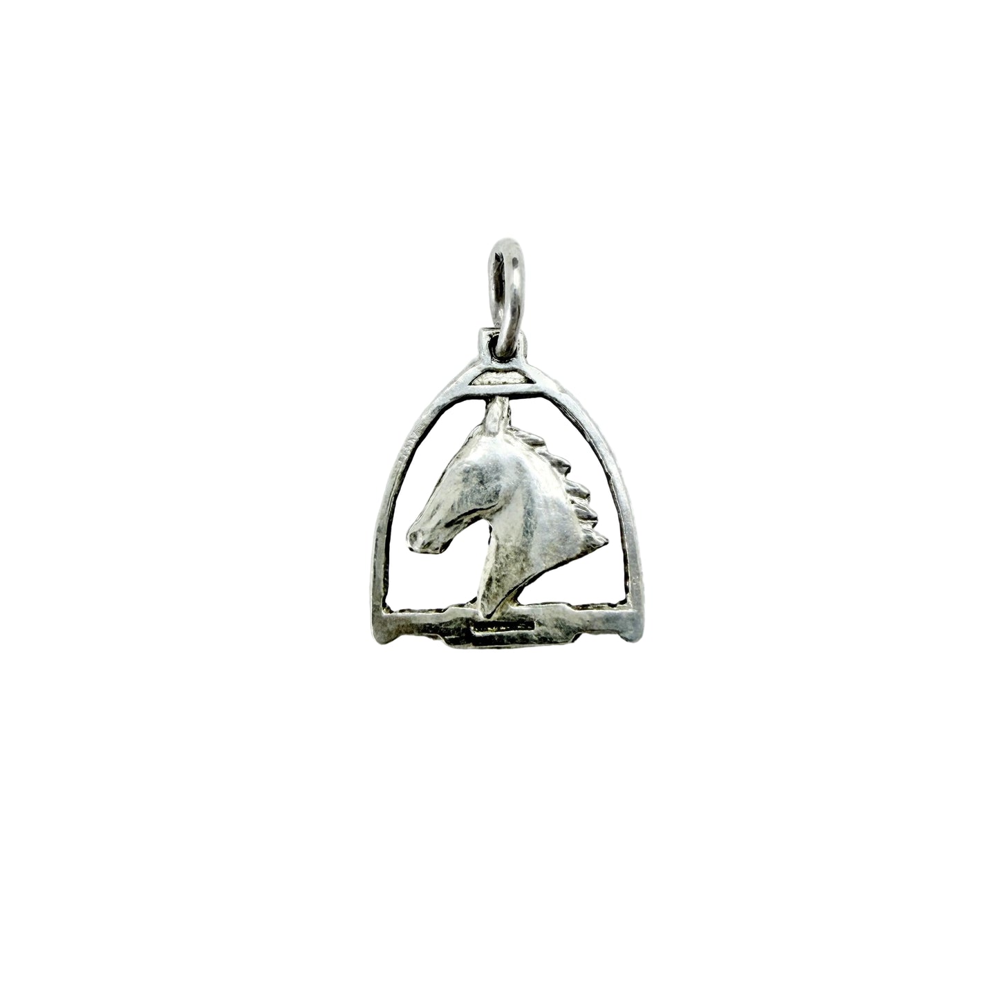 Lagerström, Sweden 1948. Small VIntage Solid Silver Horse Charm.