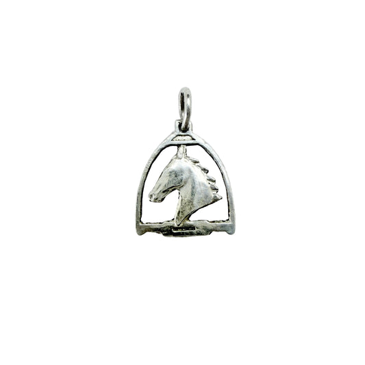 Lagerström, Sweden 1948. Small VIntage Solid Silver Horse Charm.