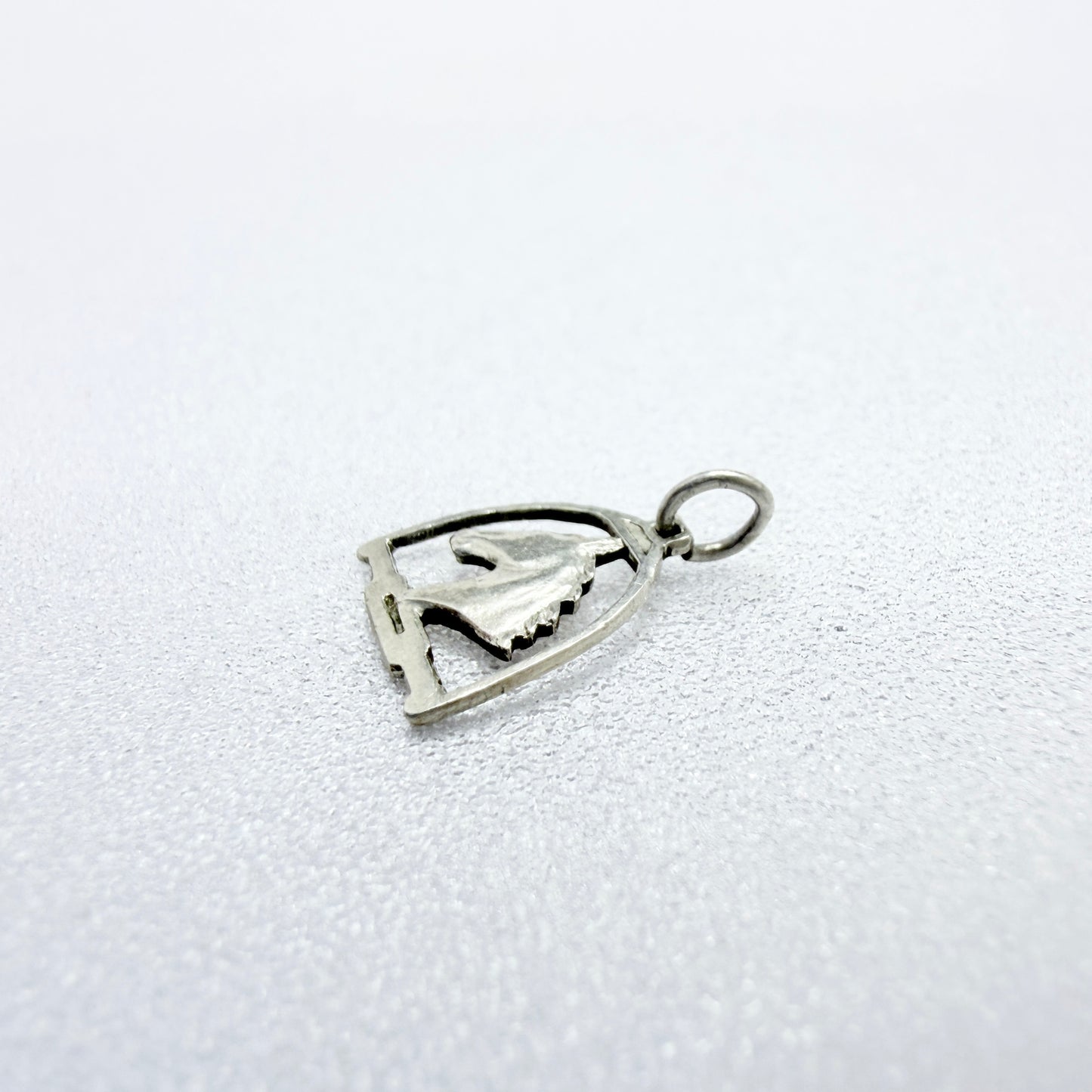 Lagerström, Sweden 1948. Small VIntage Solid Silver Horse Charm.