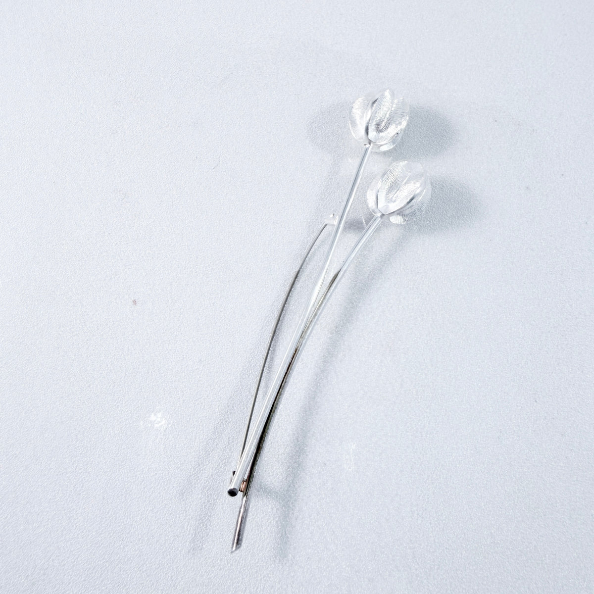 Kalevala Koru, Finland. Large Sterling Silver Snow Flower Brooch.
