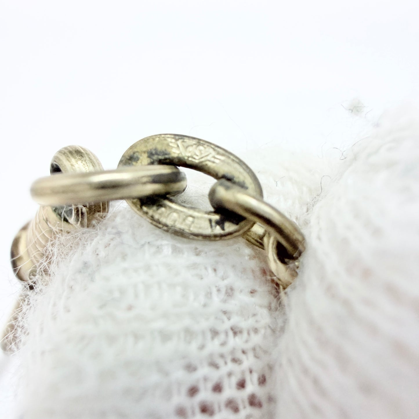 Friedrich Speidel, Germany. Antique early 1900s. Gilt Metal Doublé Watch Chain in Necklace Length.