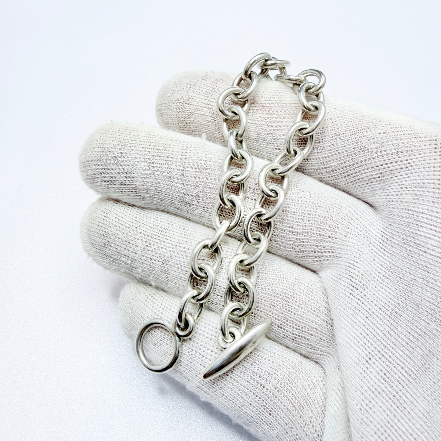 Georg Jensen, Denmark. Vintage Sterling Silver Bracelet. Design no 144.