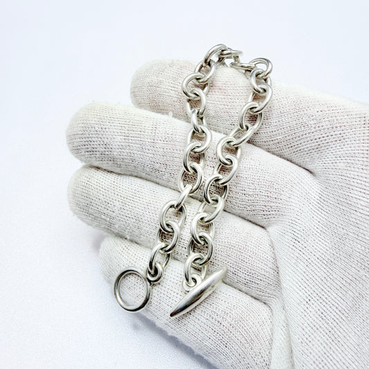 Georg Jensen, Denmark. Vintage Sterling Silver Bracelet. Design no 144.