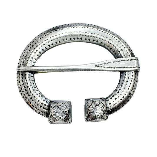 Kalevala Koru, Finland 1964. Vintage Solid Silver Brooch.