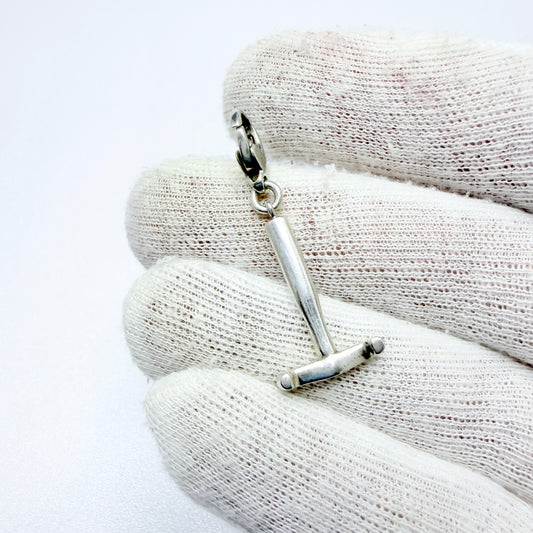 Georg Jensen, Denmark. Vintage Sterling Silver Silversmith Hammer Charm. Deign no: 37