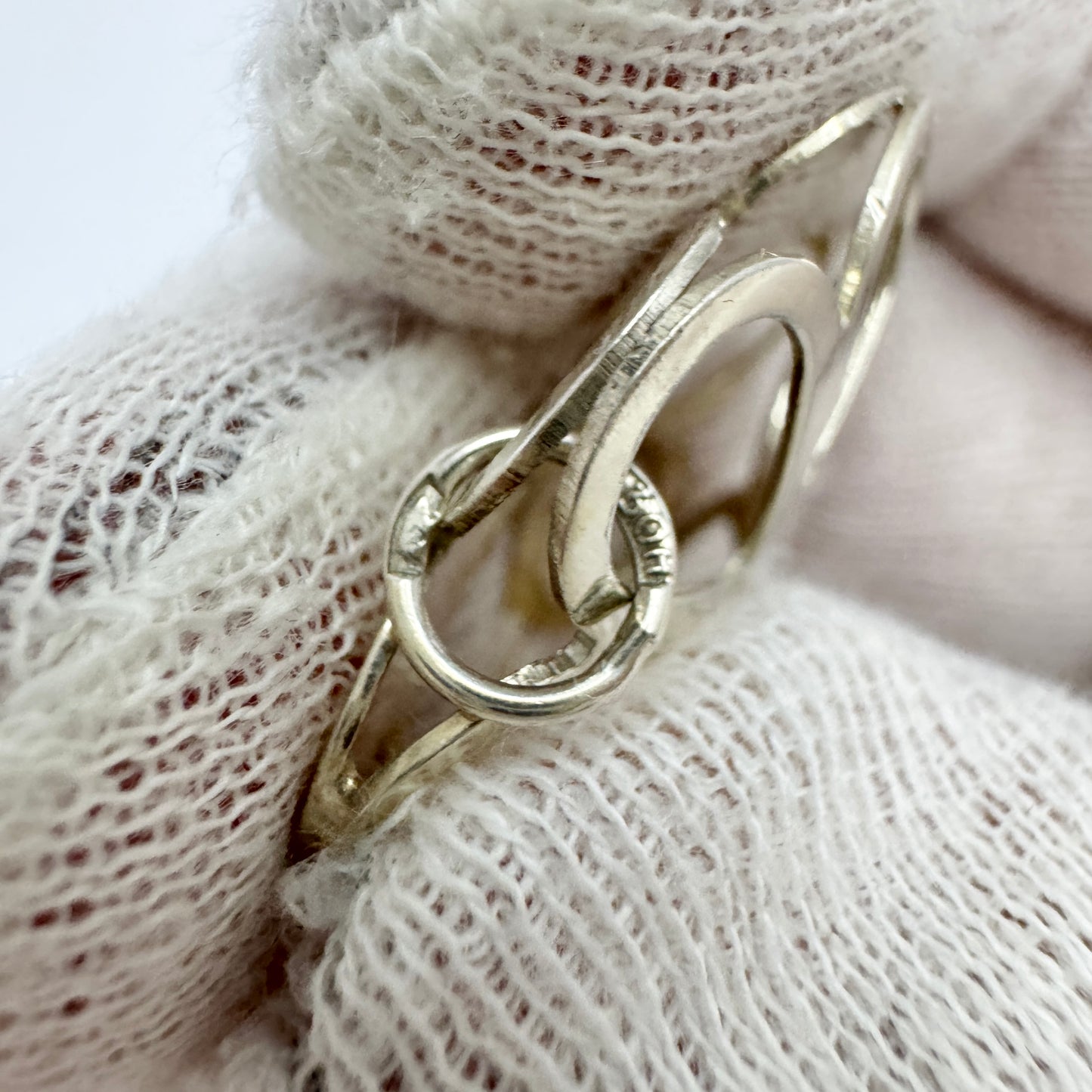 Salovaara, Finland. Two Vintage Solid Silver Small Pendants.