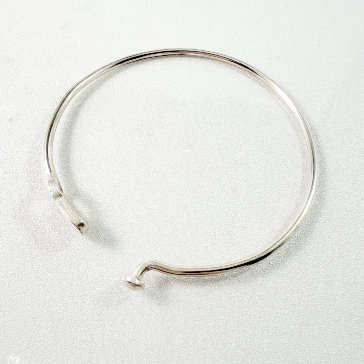 Lancing, Sweden 1987. Vintage Sterling Silver Bangle Bracelet.