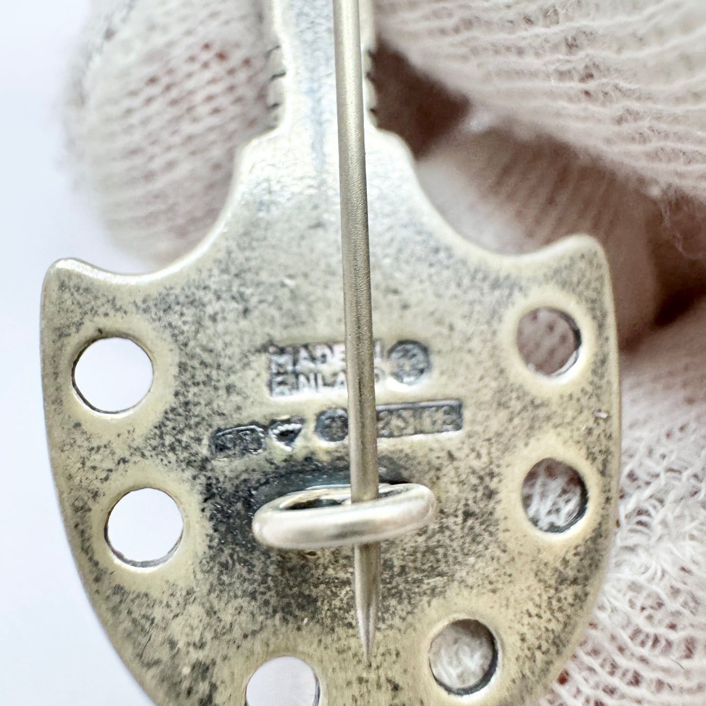 Kalevala Koru, Finland 1996. Vintage Sterling Silver Brooch.