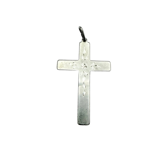 Victor Janson, Sweden 1971. Vintage Solid Silver Cross Pendant.