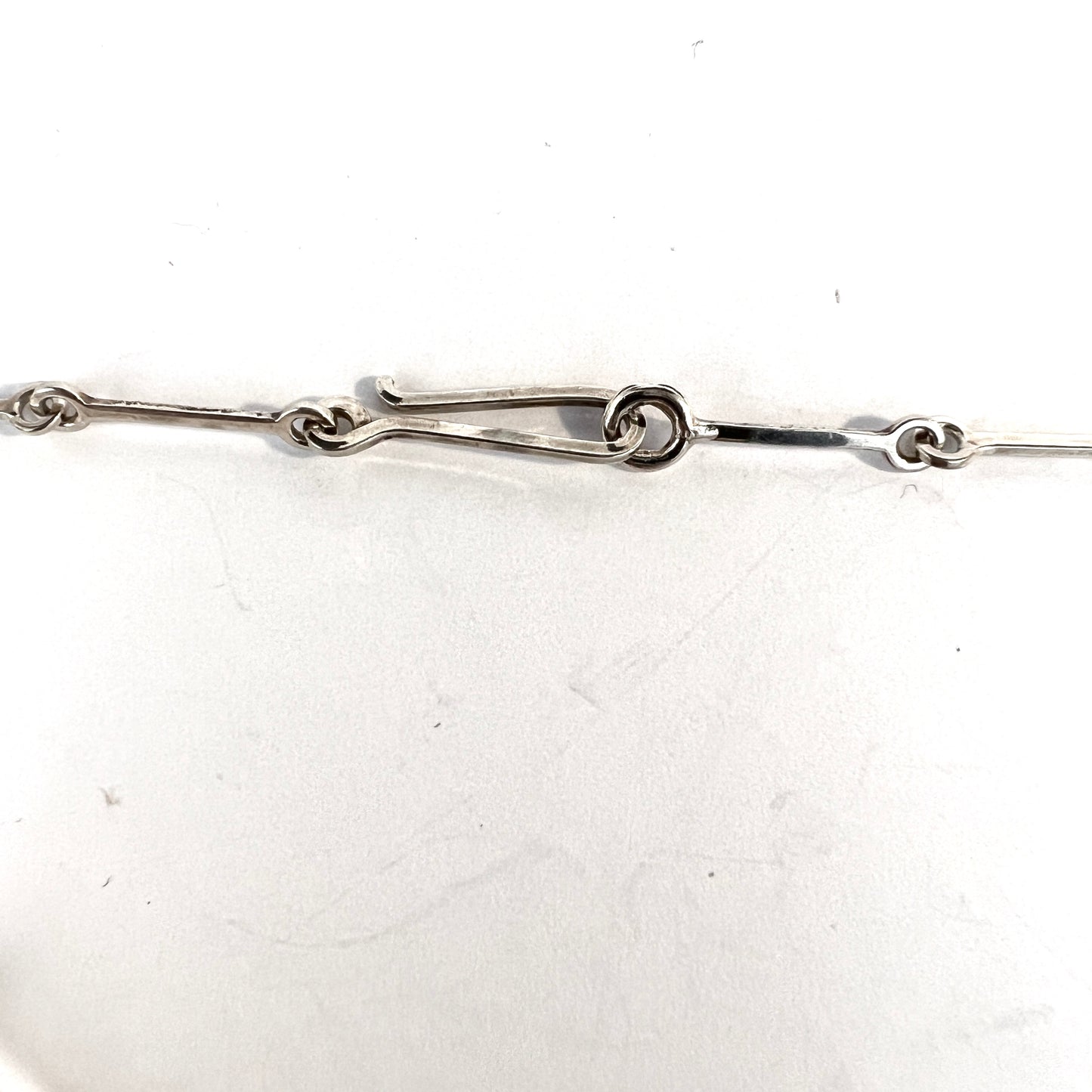 Bjorn Weckstrom for Lapponia, Finland 1980. Vintage Sterling Silver Pendant Necklace. Design Hydra