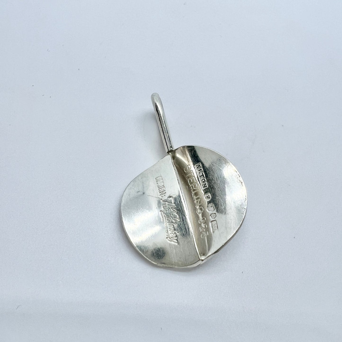 KE Palmberg for ALTON Sweden 1975 Vintage Sterling Silver Pendant.