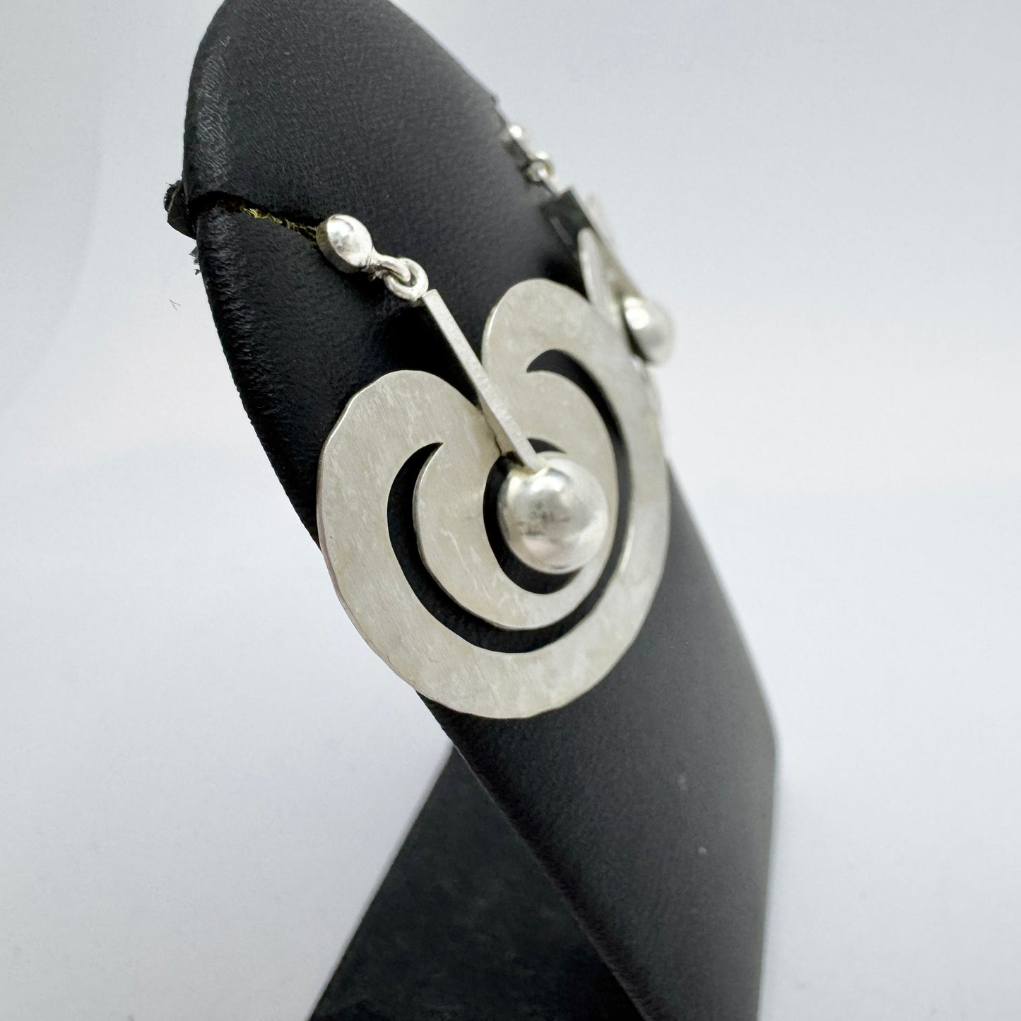 Tapio Wirkkala for Kultakeskus, Finland. Vintage Sterling Silver Earrings. Omena/Apple