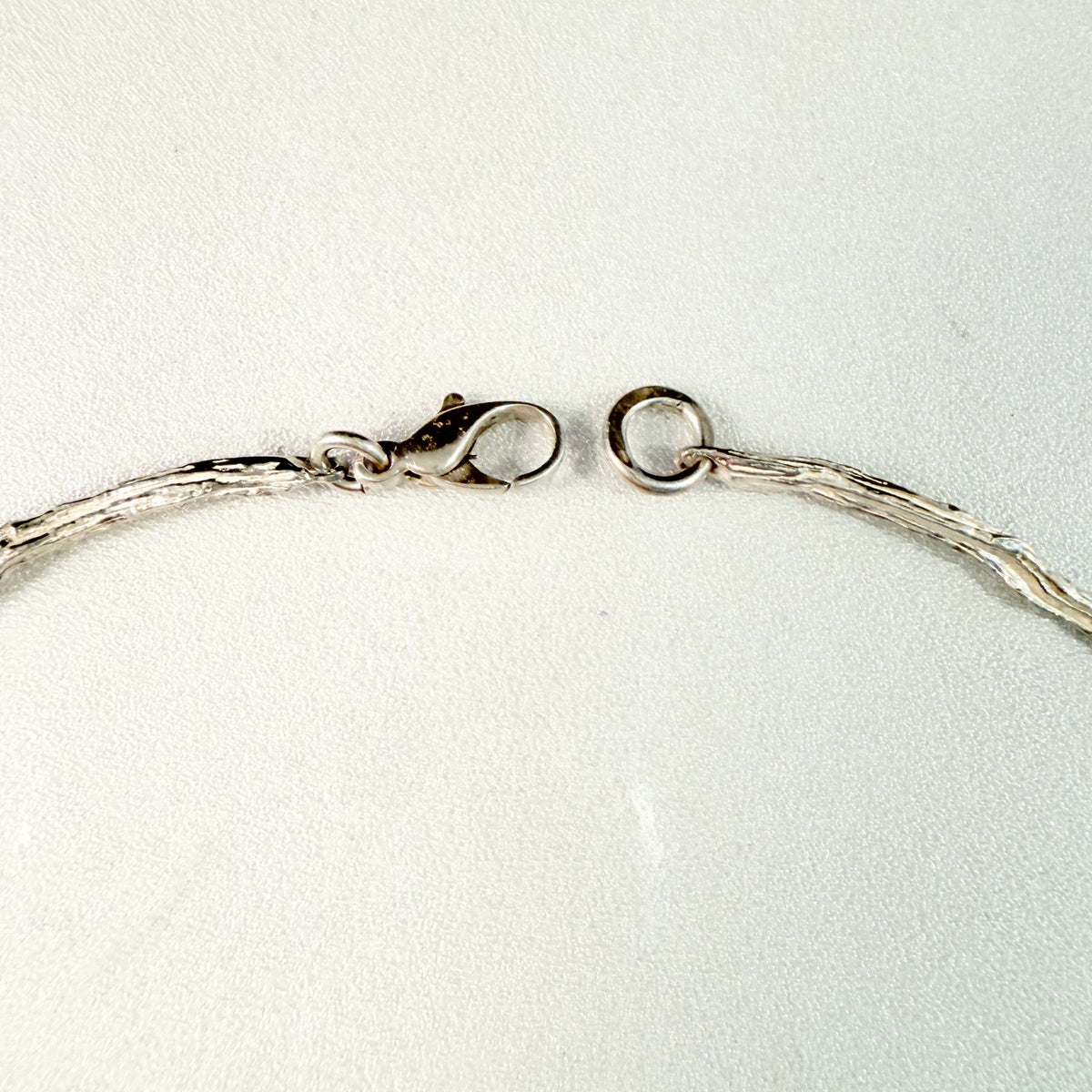 Bengt Hallberg, Sweden. Vintage Sterling Silver Organic Pendant Necklace. Designer Signature.
