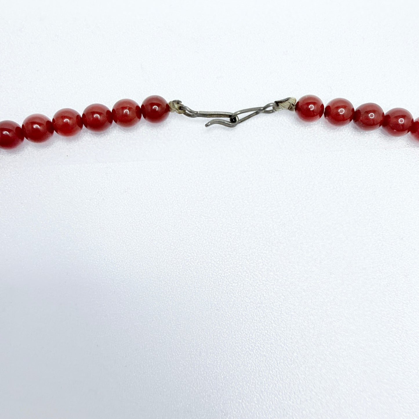 Tuareg People, Africa. Chunky Vintage Silver Carnelian Pendant Necklace.