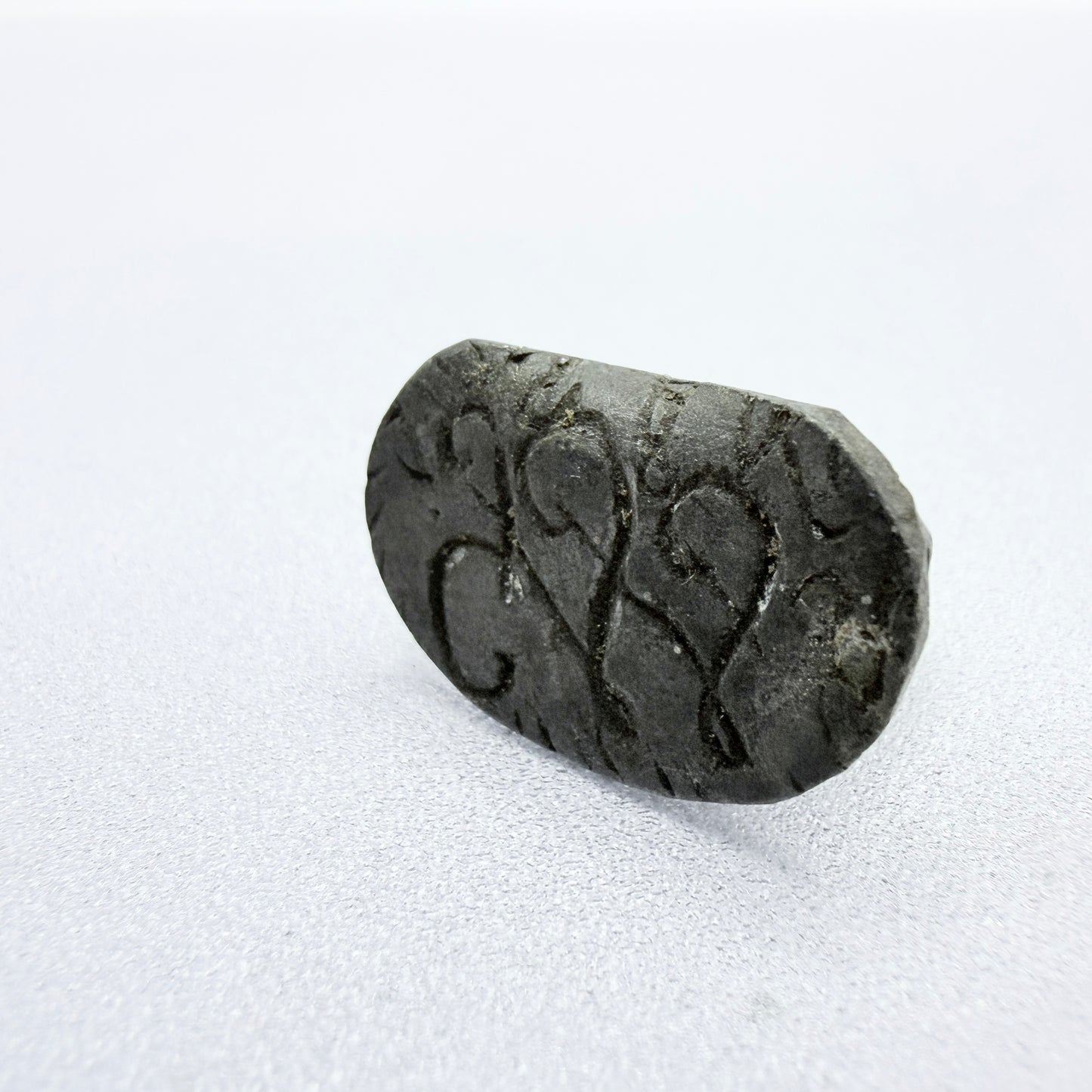 Antique 1700s Iron Wax Seal Stamp Pendant. "GSS"