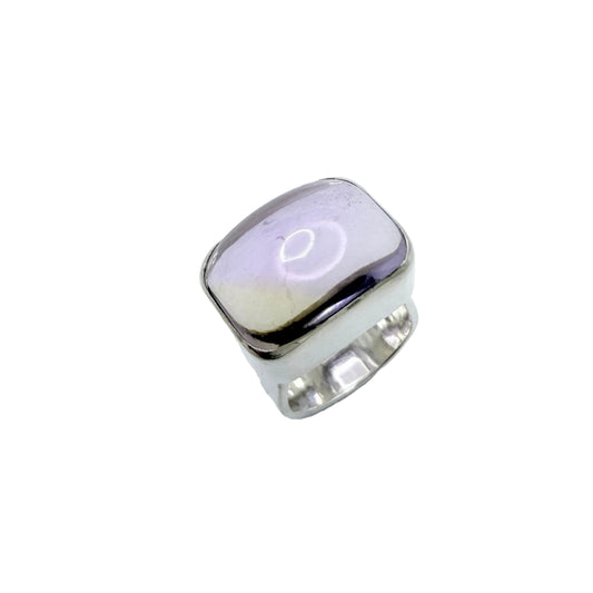 Signed Sterling Silver Ametrine Ring.