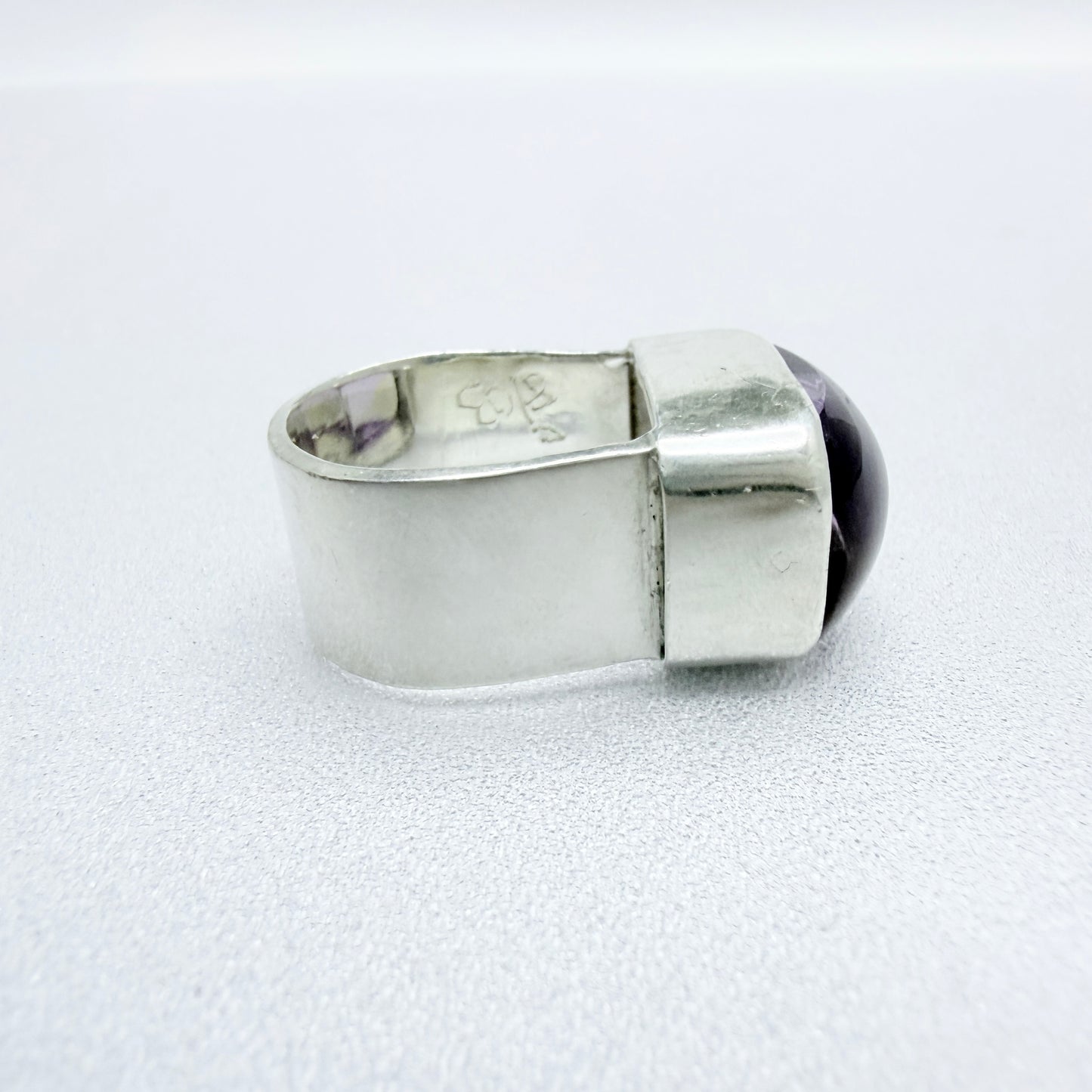 Signed Sterling Silver Ametrine Ring.