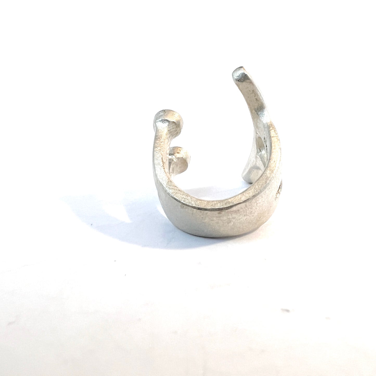 Chao & Eero, Finland Sterling Silver Smiling Face Ring.