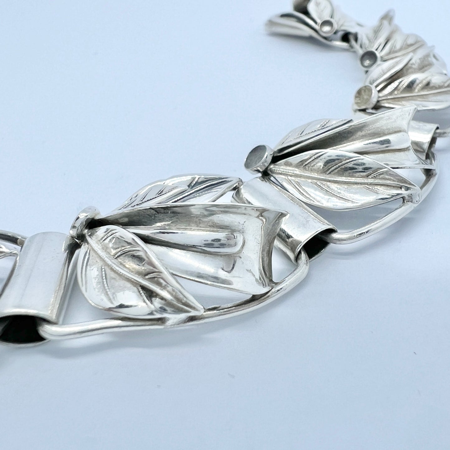 Kaplan, Sweden 1953 Vintage Sterling Bracelet.