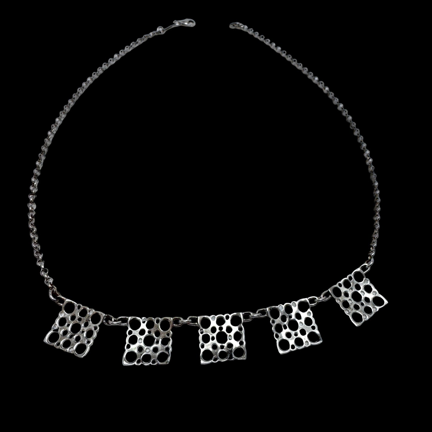 Liisa Vitali for Kultakeskus, Finland Vintage Sterling Silver Necklace