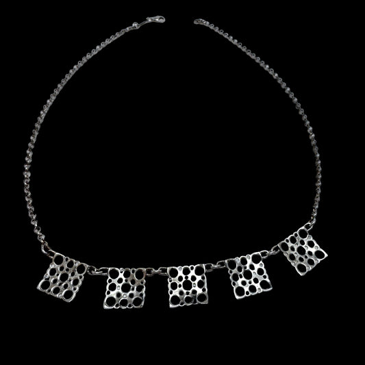 Liisa Vitali for Kultakeskus, Finland Vintage Sterling Silver Necklace