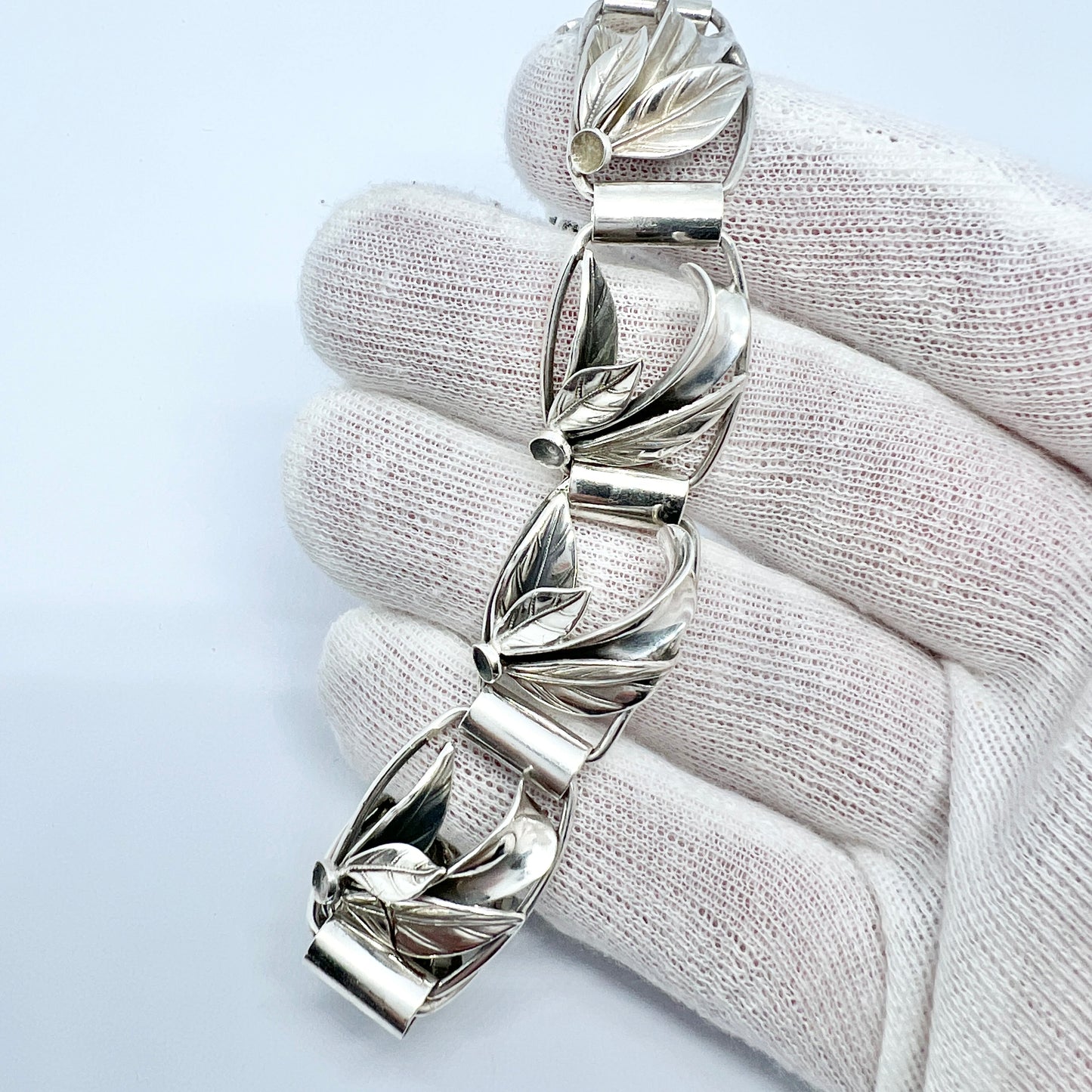 Kaplan, Sweden 1953 Vintage Sterling Bracelet.