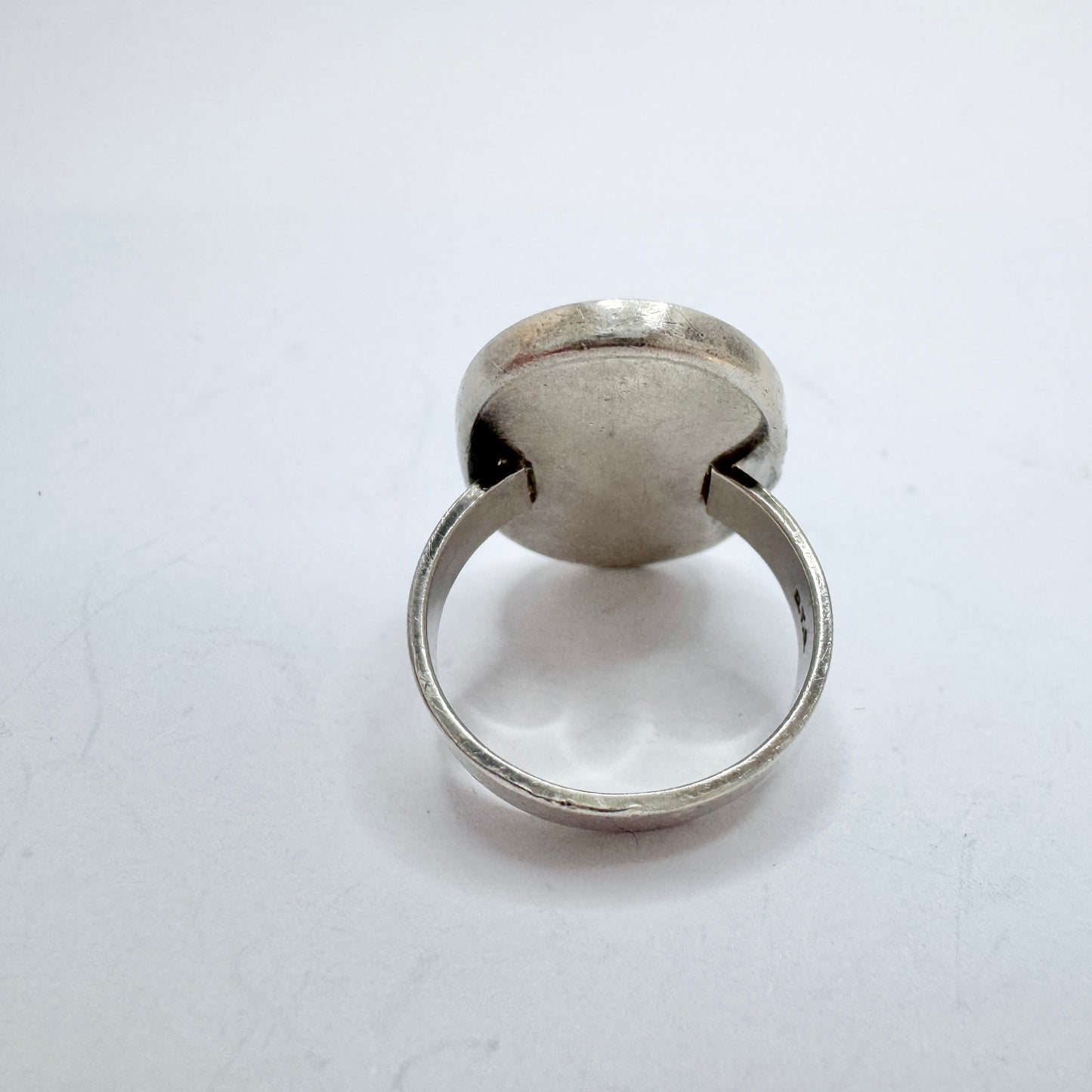 Maker B.Y.G. Vintage 1960s-70s Sterling Silver Tiger's Eye