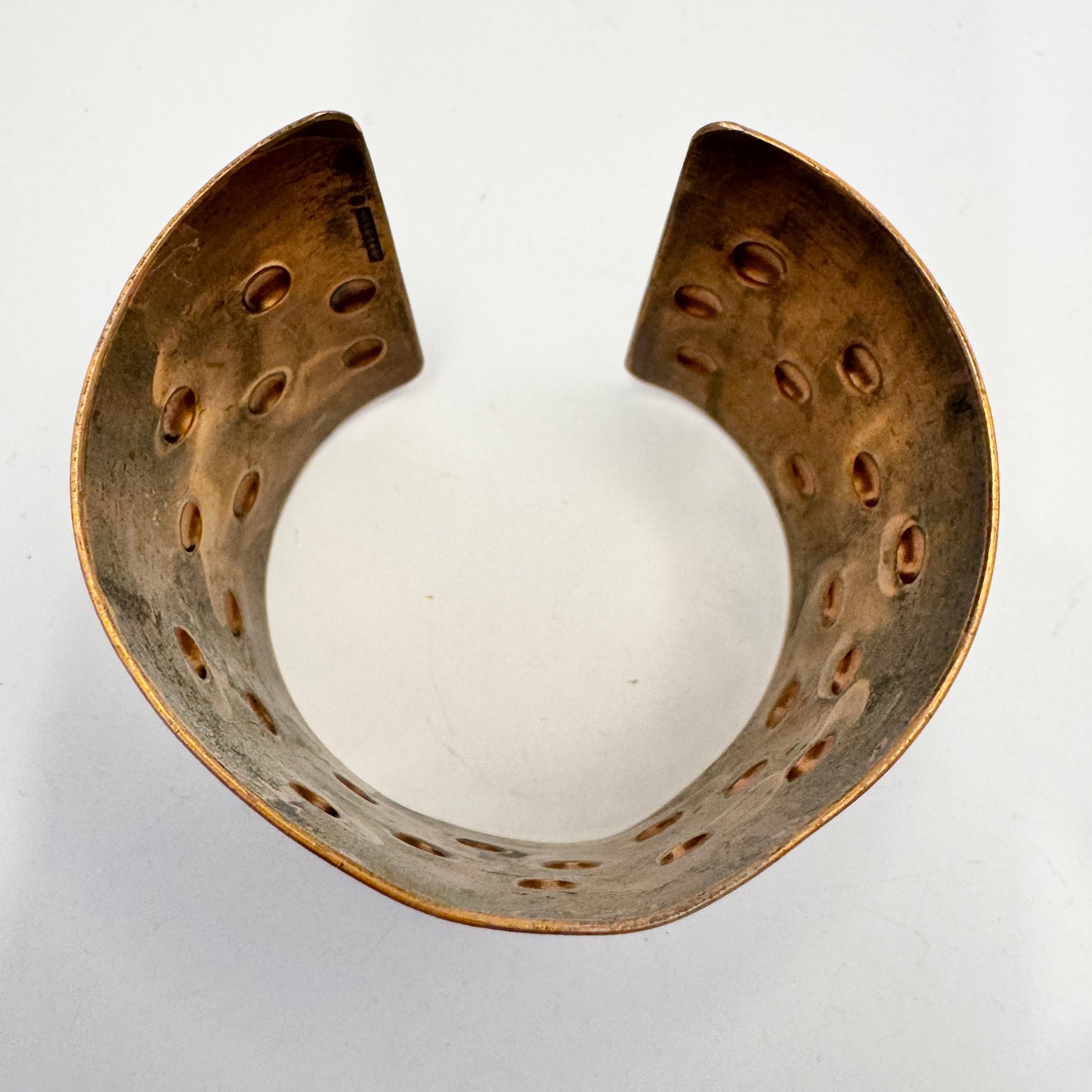 Tore Holm, Sweden c 1970s. Large Vintage Copper Cuff Bracelet.