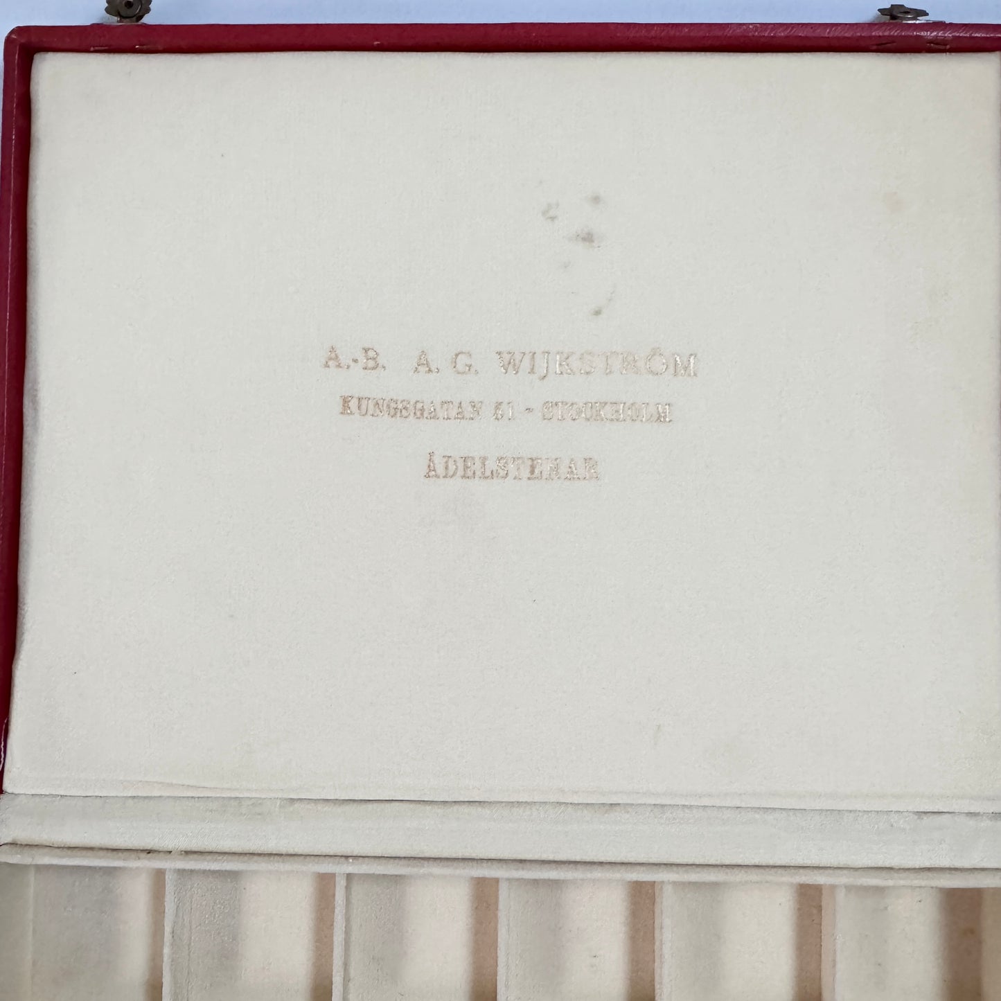 A.G Wijkström Stockholm ca 1930s. Vintage Gemstone Display Storage Box.