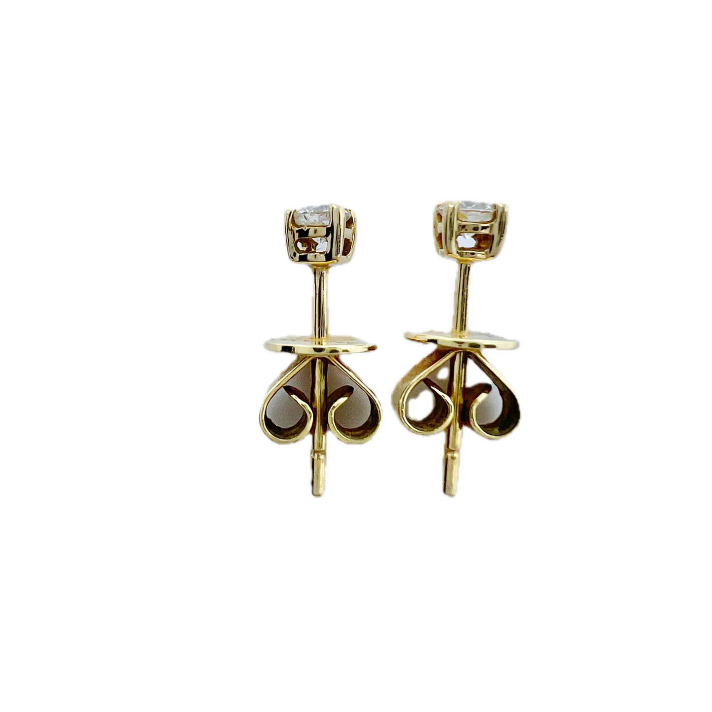Anita Ko, 18k Gold Diamond Stud Earrings.