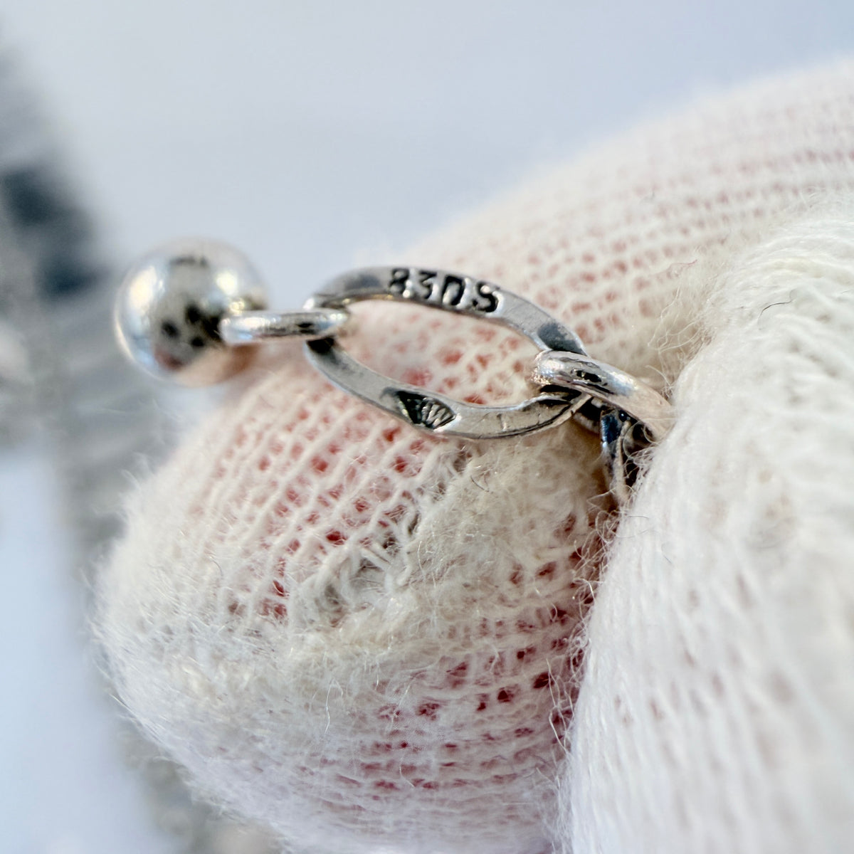 Rodi & Wienenberger, Germany ca 1960. Vintage Solid SIlver Necklace.