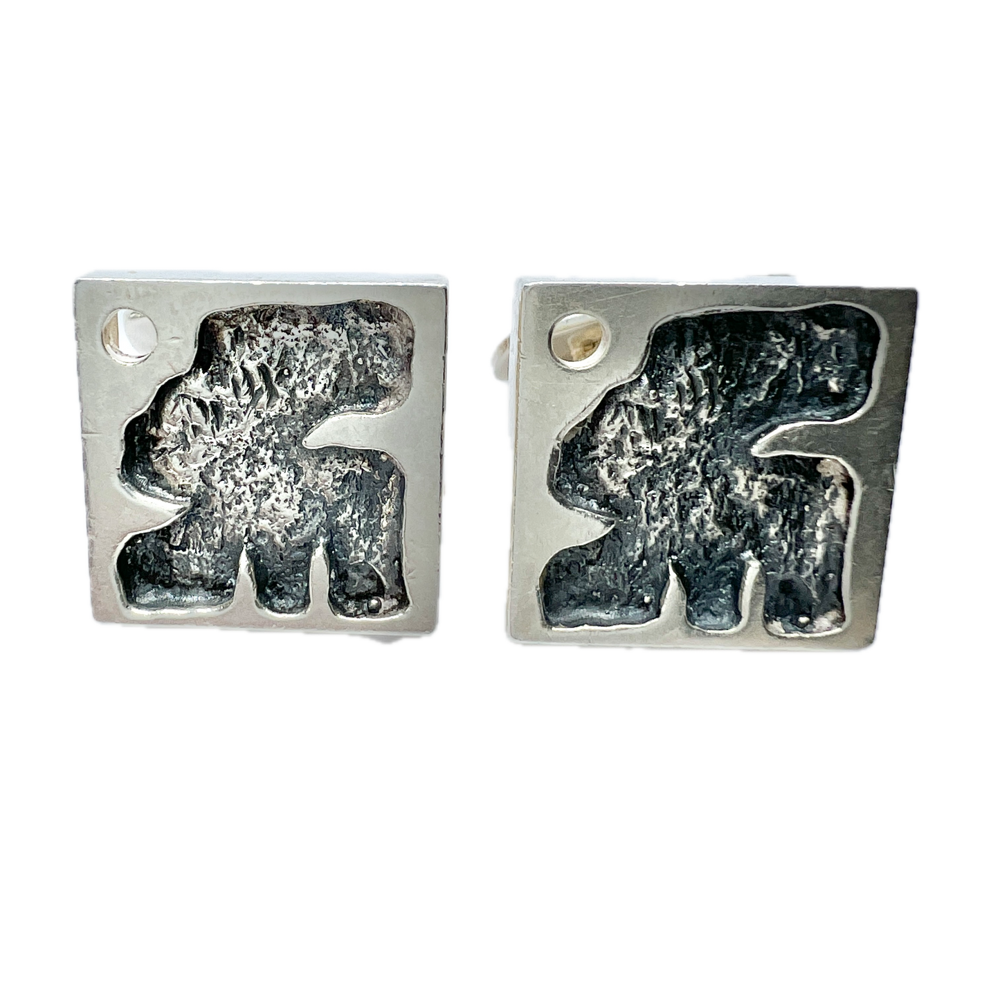 Ceson, Sweden 1968 Vintage Sterling Silver Cufflinks