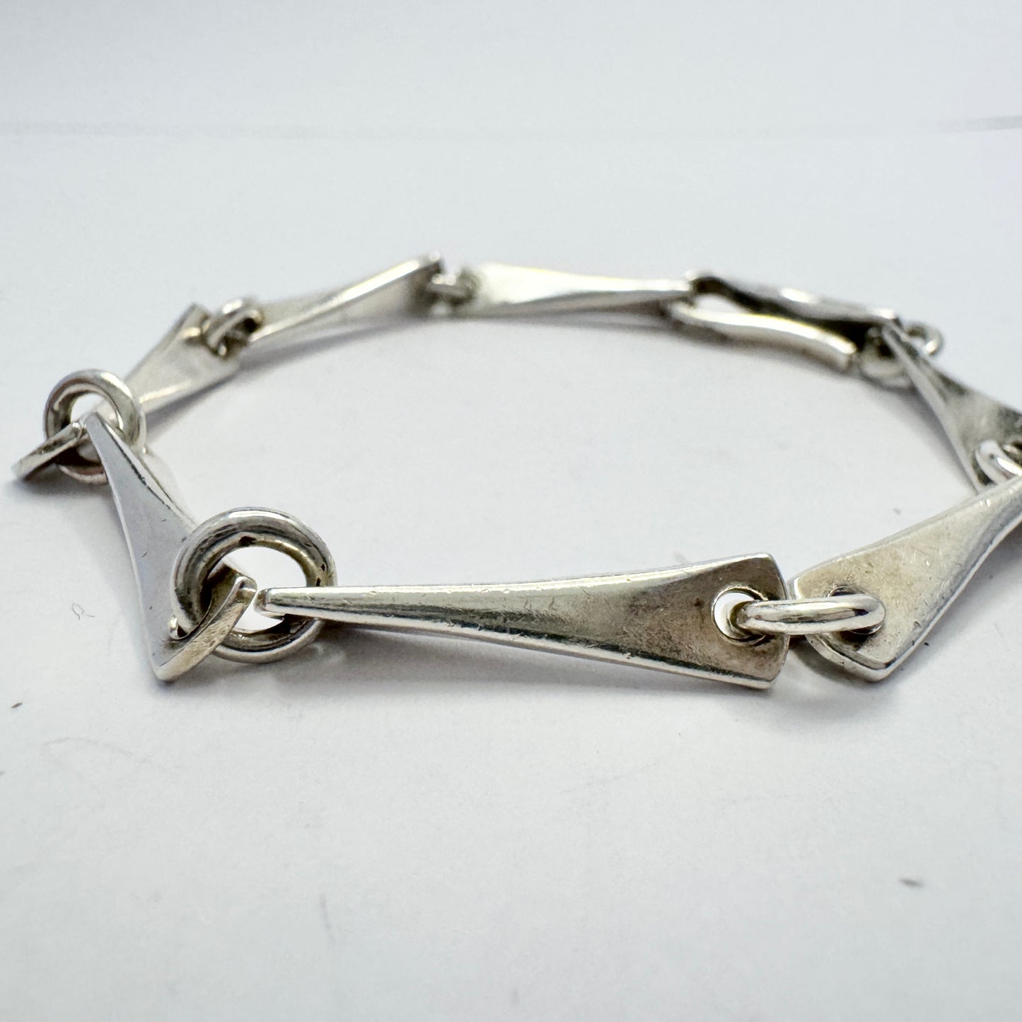 Göran Kuhlin, Sweden 1971. Vintage Sterling Silver Bracelet. Signed.